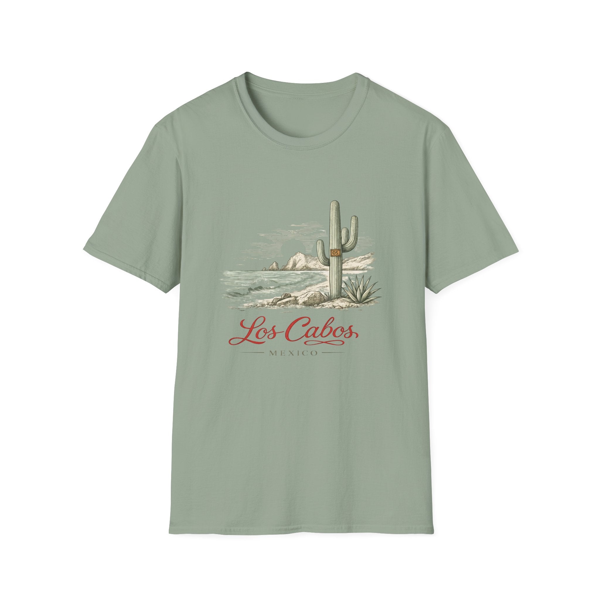 Los Cabos Desert Coast T-Shirt — Vintage Cactus Beach Graphic - Creations by Chris and Carlos