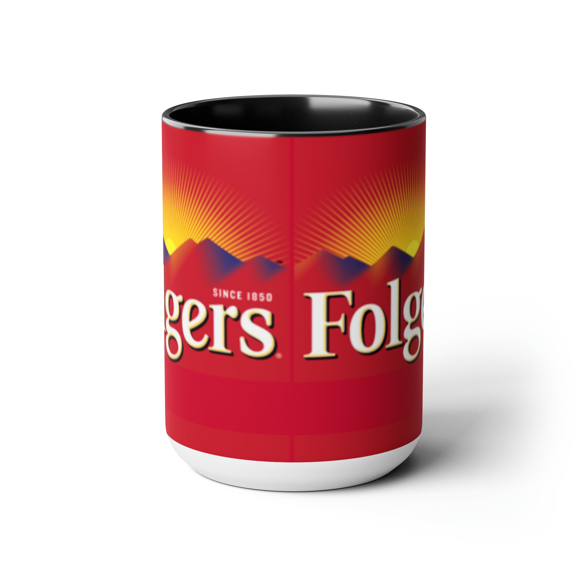 Folgers- White Ceramic Mug - Creations by Chris and Carlos