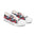Floral Rose Canvas Low Top Sneakers — Women's Garden Print Casual Shoes