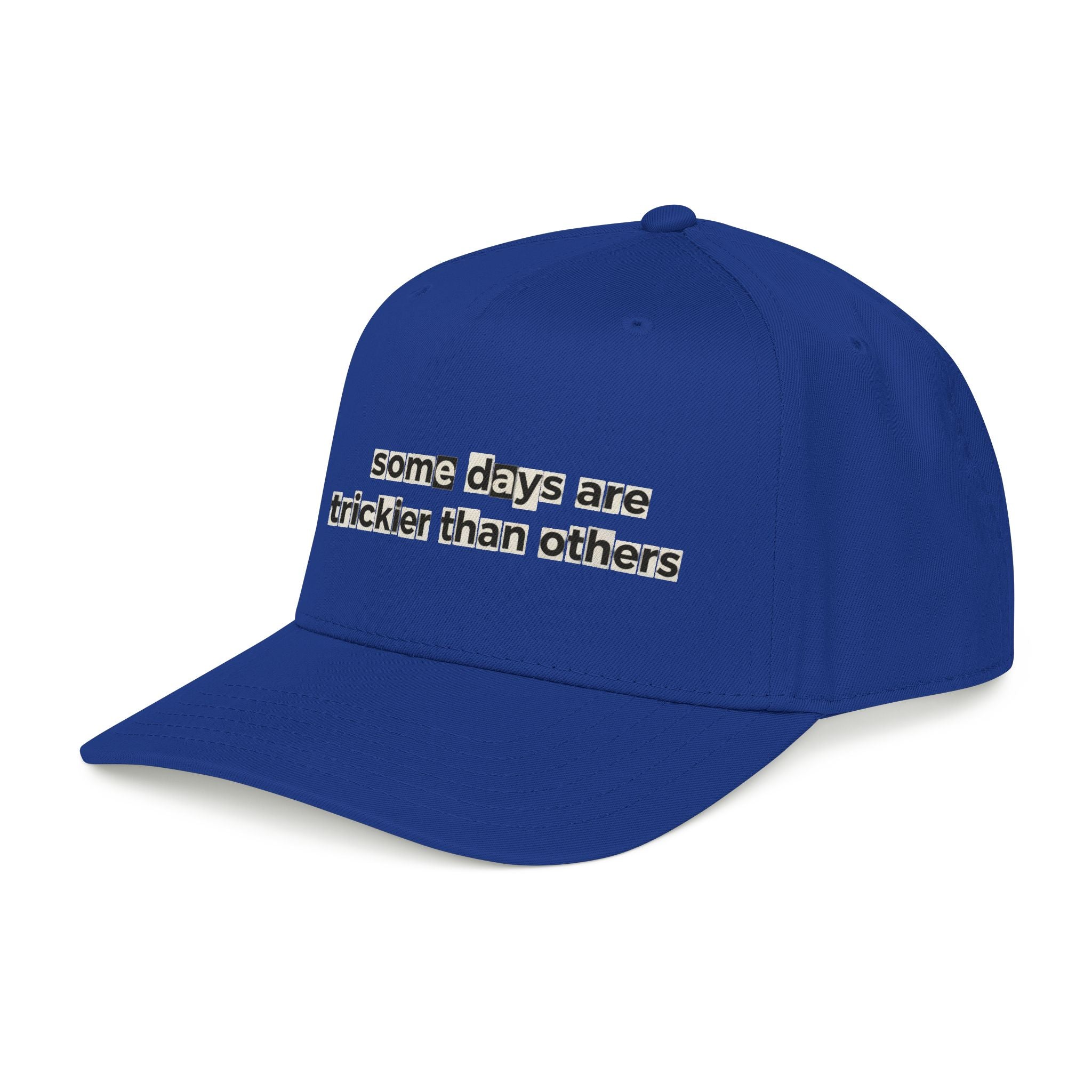 Baseball Cap — "Some Days Are Trickier Than Others" Patch - Creations by Chris and Carlos
