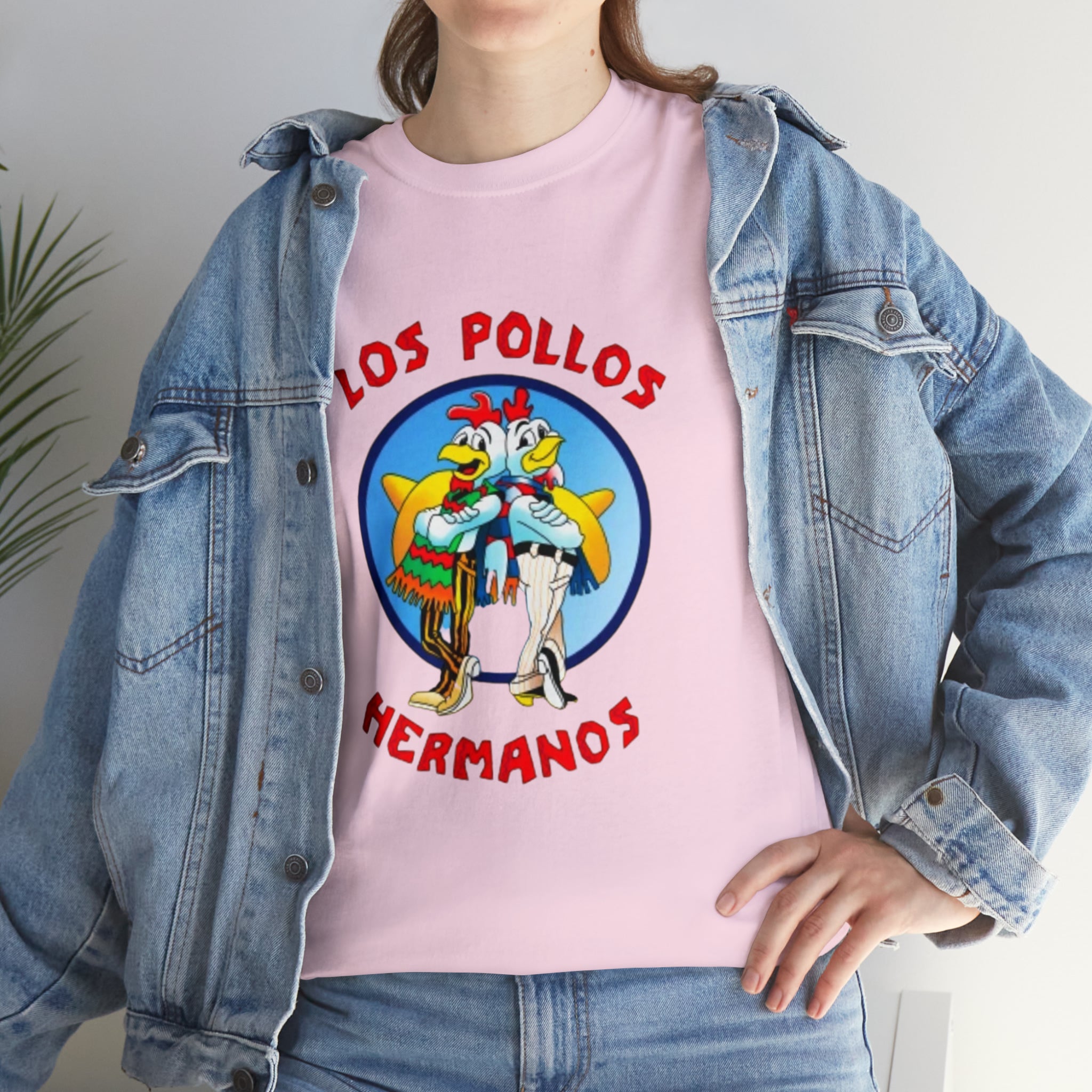 Pollos- Unisex Heavy Cotton T-Shirt - Creations by Chris and Carlos