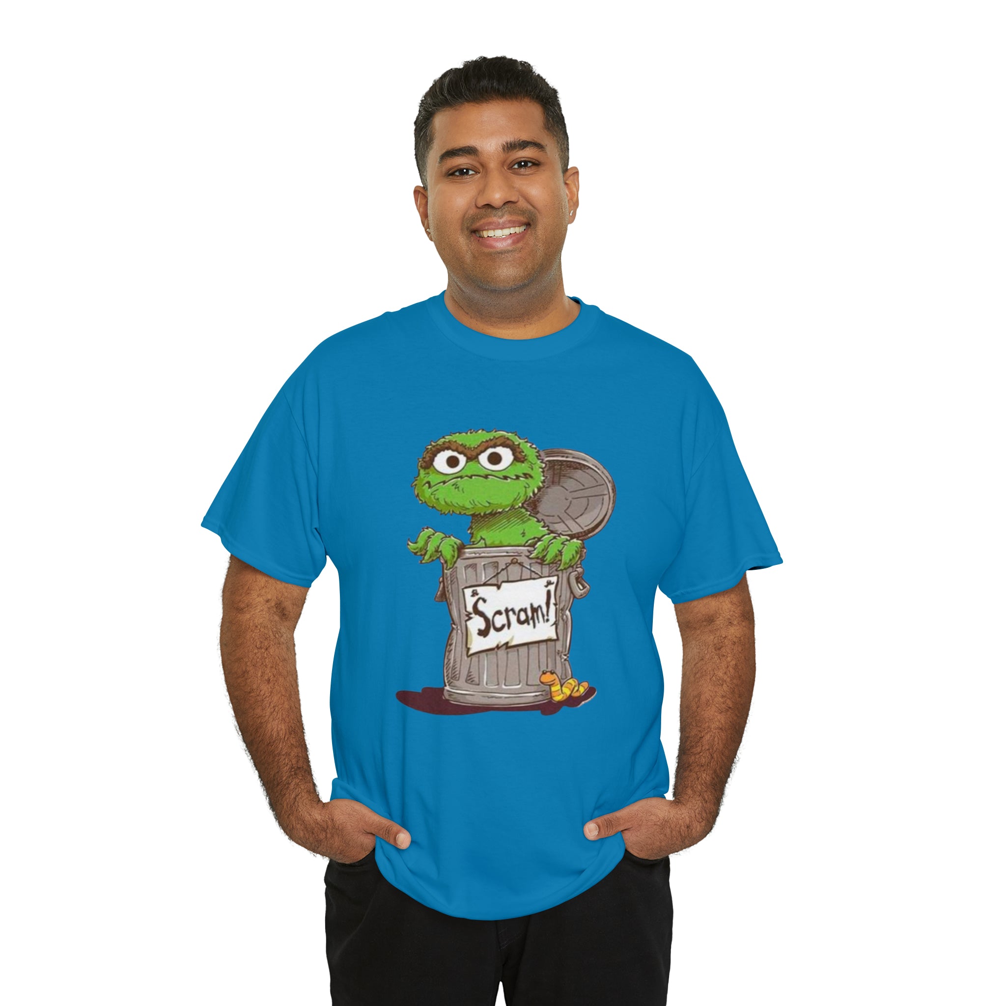 Oscar the Grouch- Unisex Heavy Cotton T-Shirt - Creations by Chris and Carlos
