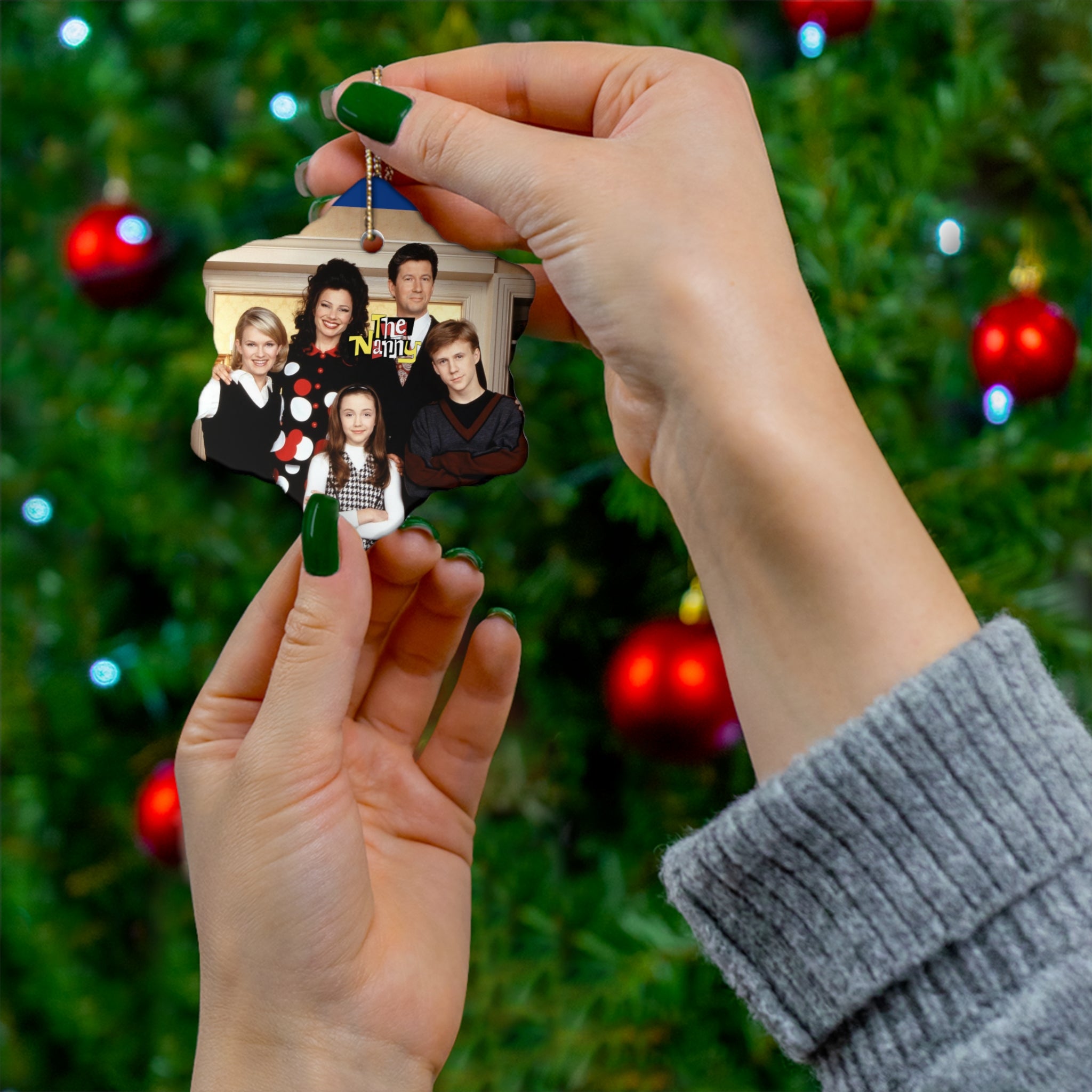 The Nanny 90's TV Show Ceramic Ornament, 4 Shapes - Creations by Chris and Carlos