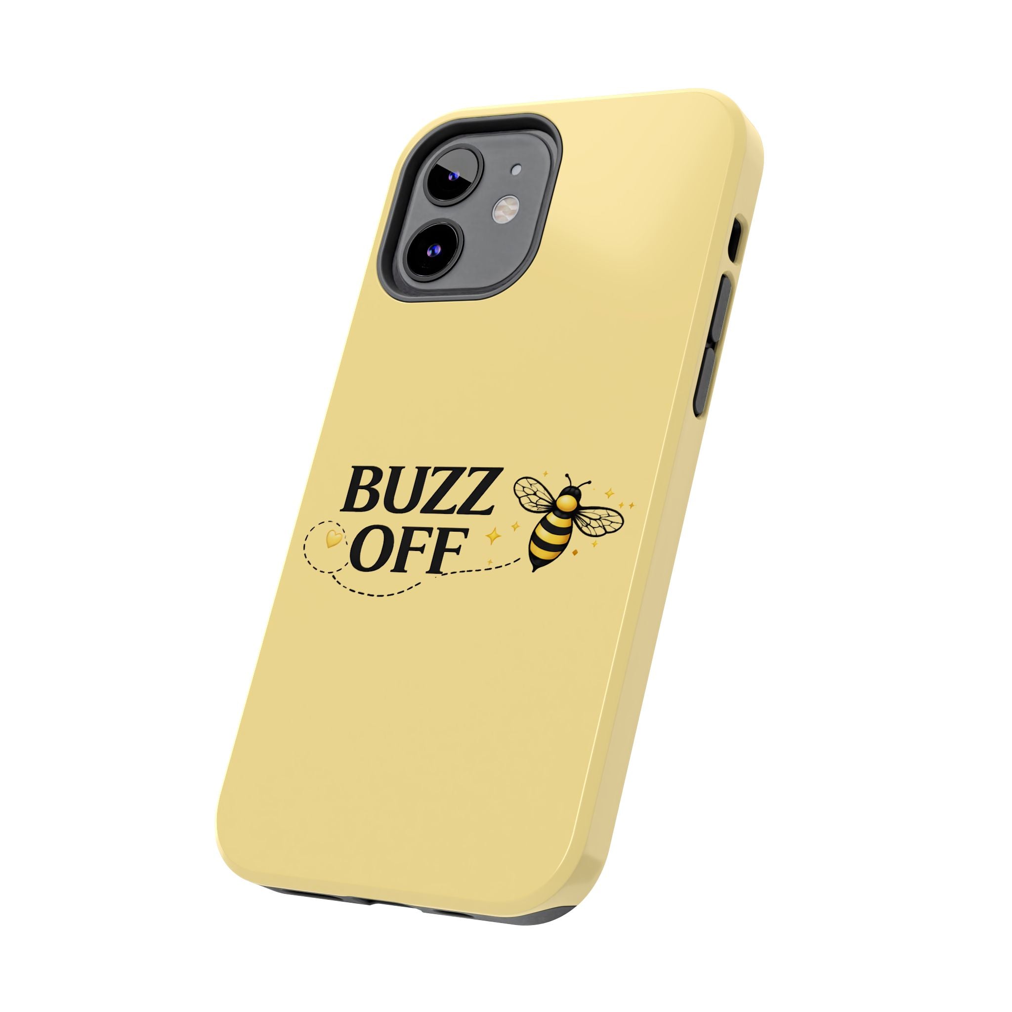 Buzz Off Bee Happy Always Phone Case - Creations by Chris and Carlos