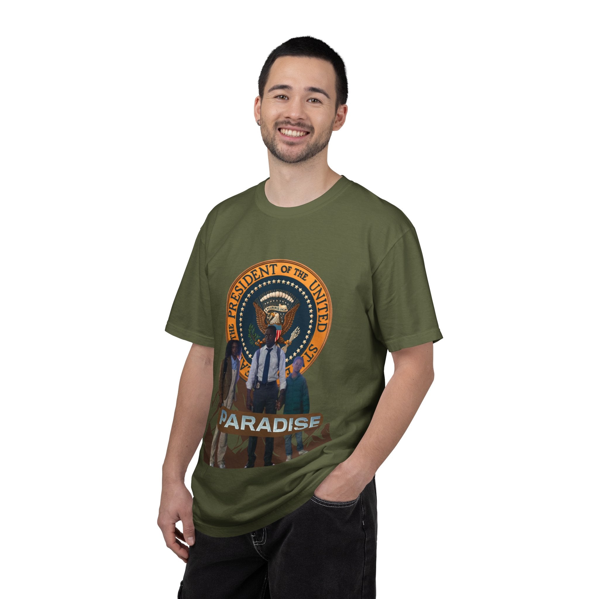 Paradise Presidential Seal Graphic T-Shirt - Creations by Chris and Carlos