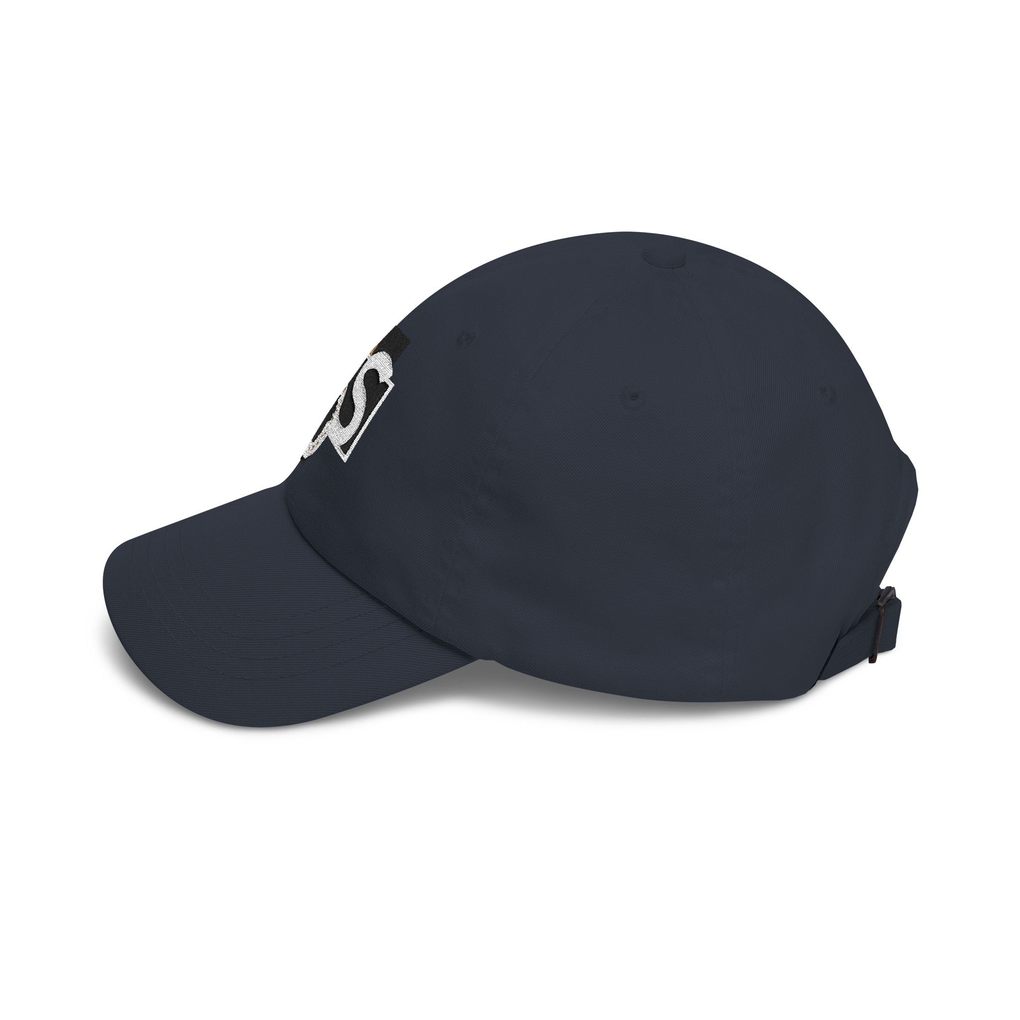 Classic Dad Cap – 'Old Soul' Retro Block Logo Embroidered Baseball Hat - Creations by Chris and Carlos