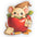 Teacher Appreciation Custom Shaped Pillow — Cute Mouse in Apple Design | Old Soul Harvest Hallow