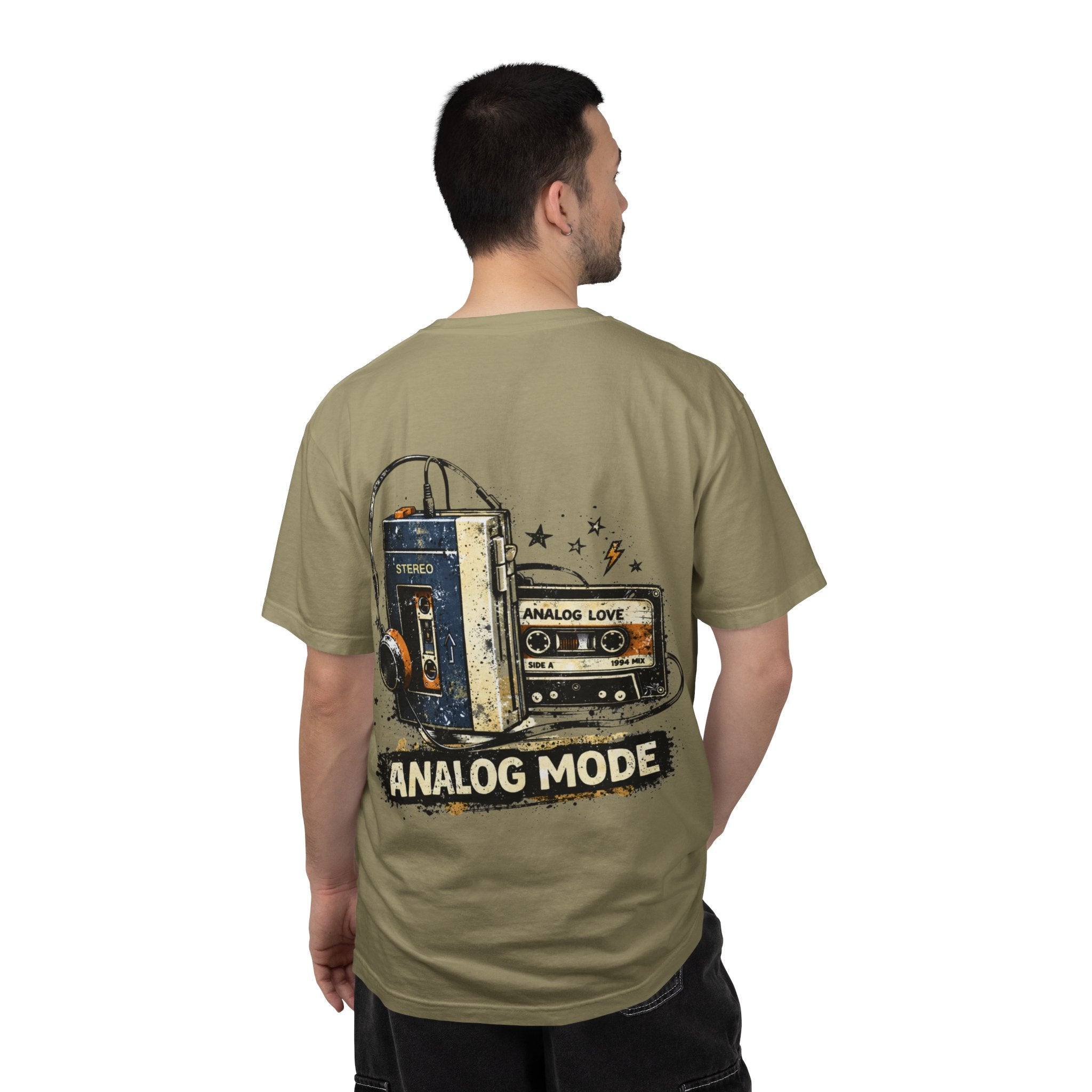 Analog Cassette T-Shirt — "Side B Soul" Vintage Tape Music Tee - Creations by Chris and Carlos
