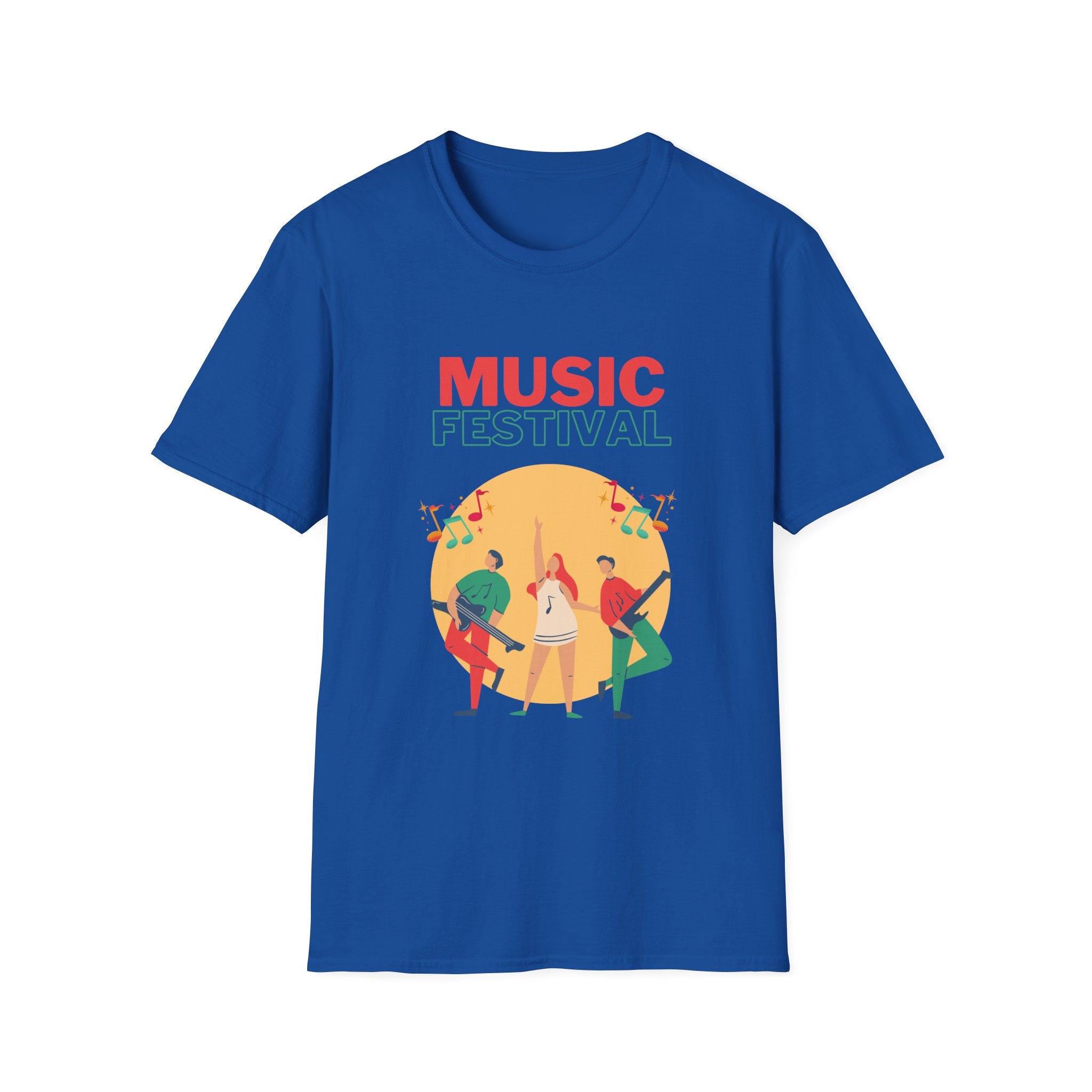 Music Festival T-Shirt — Live Band Concert Graphic Tee - Creations by Chris and Carlos
