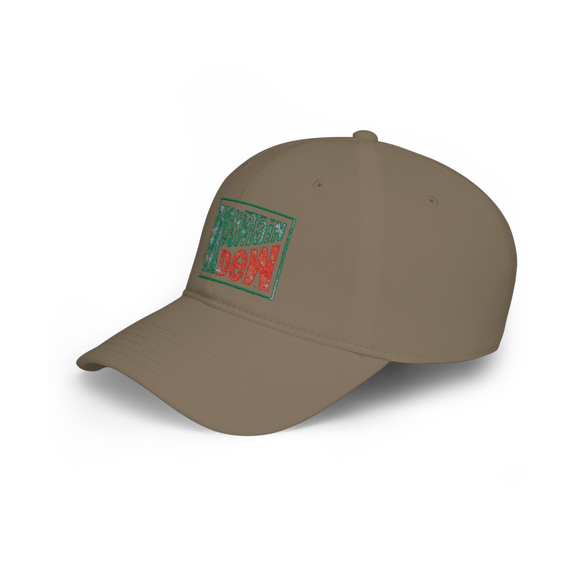 Mountain Dew Retro Logo Baseball Cap — Distressed Vintage Soda Hat - Creations by Chris and Carlos