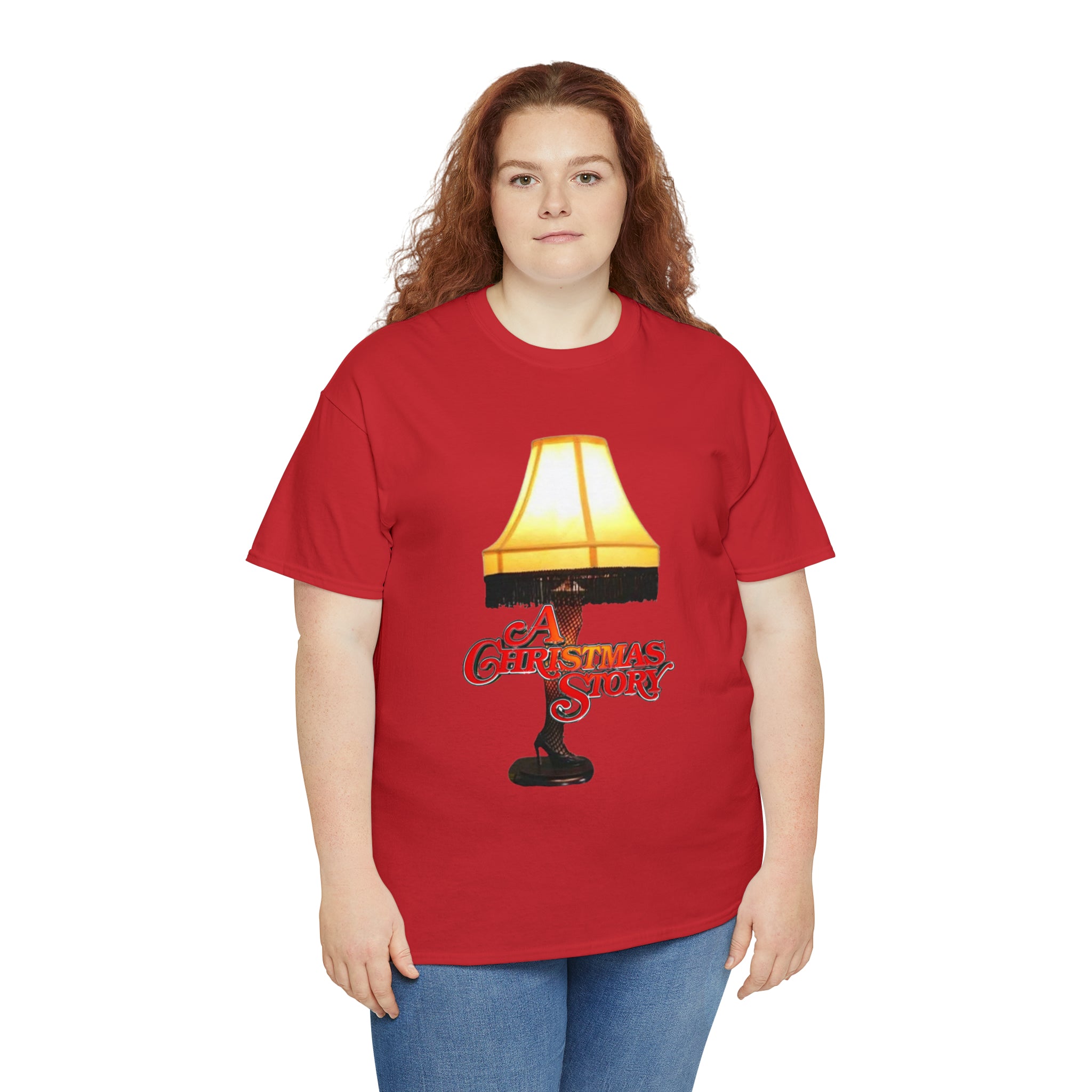 A Christmas Story- Leg Lamp Unisex Heavy Cotton T-Shirt - Creations by Chris and Carlos