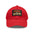 Leather Patch Dad Hat — "Flow de Marquezina" Vintage Logo