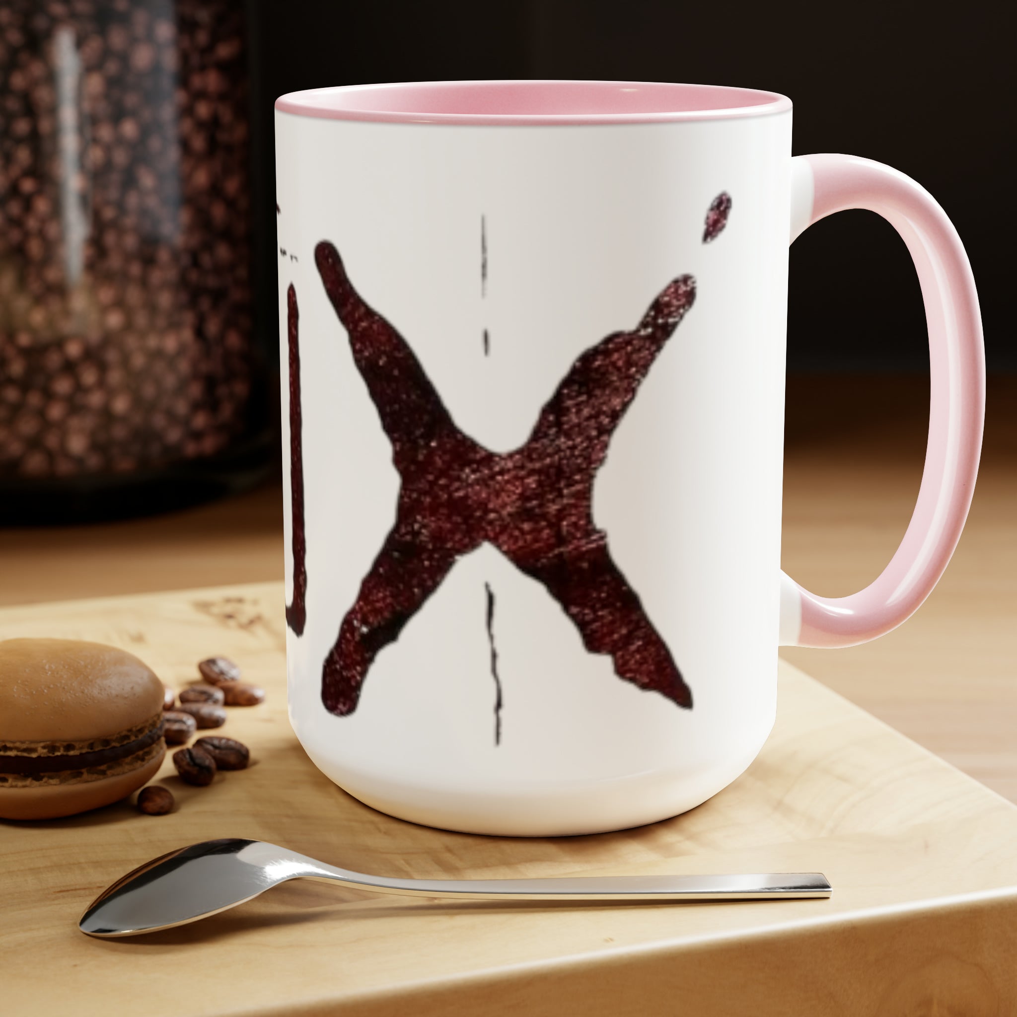 Saw X Movie-  Two-Tone Coffee Mugs, 15oz - Creations by Chris and Carlos