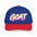 GOAT graffiti mid profile baseball cap | bold street art text