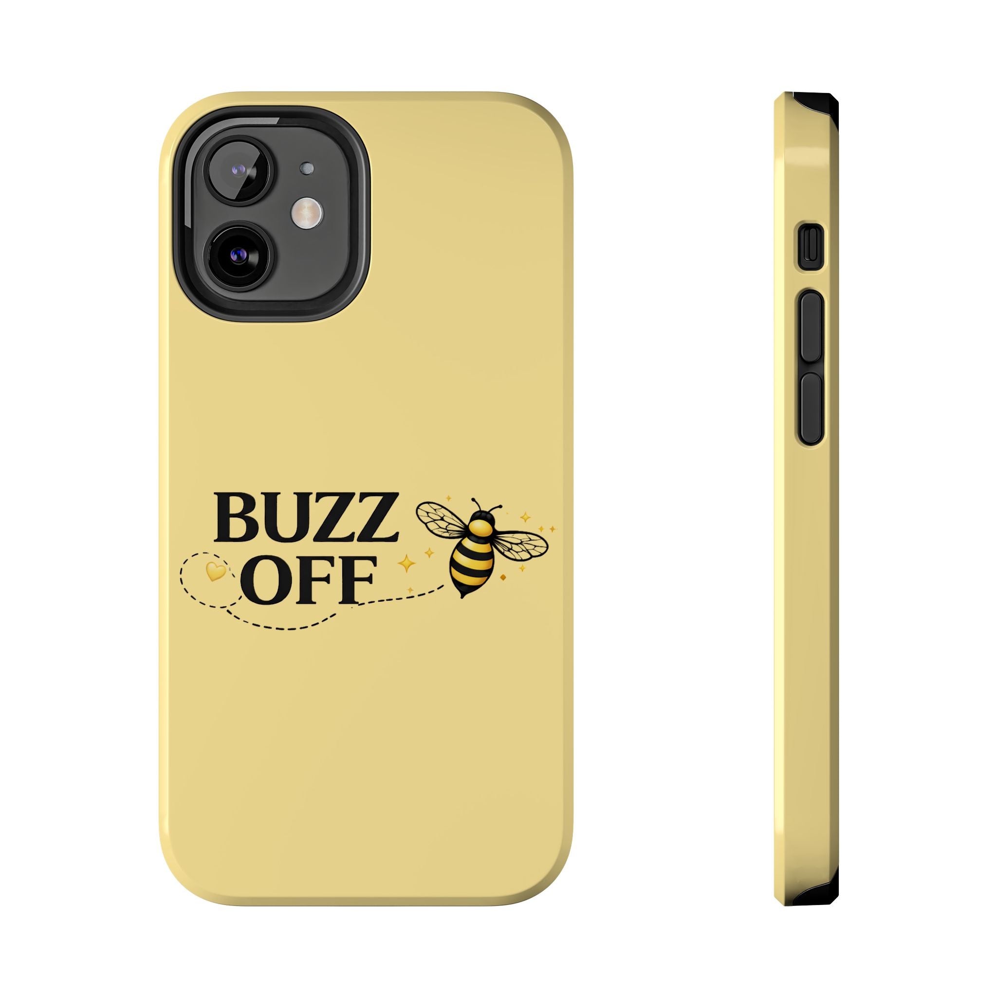 Buzz Off Bee Happy Always Phone Case - Creations by Chris and Carlos