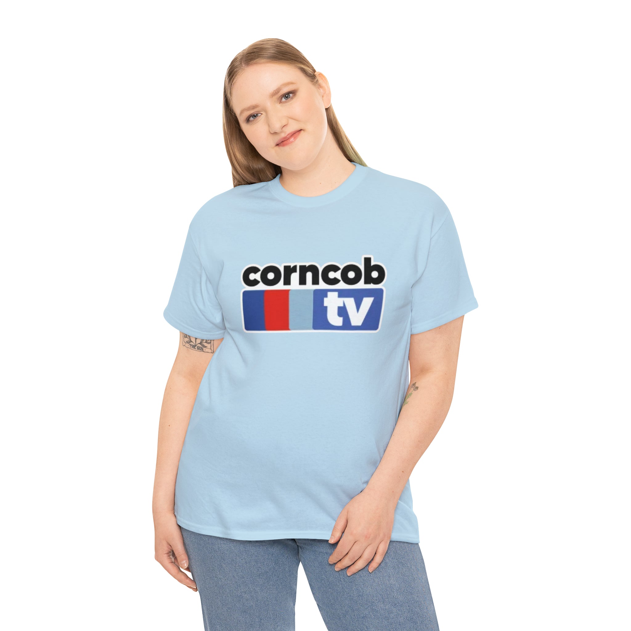 Corncob Tv- Unisex Heavy Cotton T-Shirt - Creations by Chris and Carlos