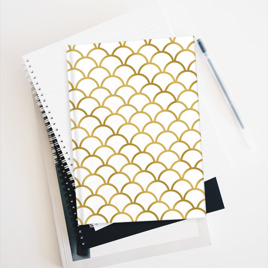 Gold Journal - Ruled Line - Creations by Chris and Carlos