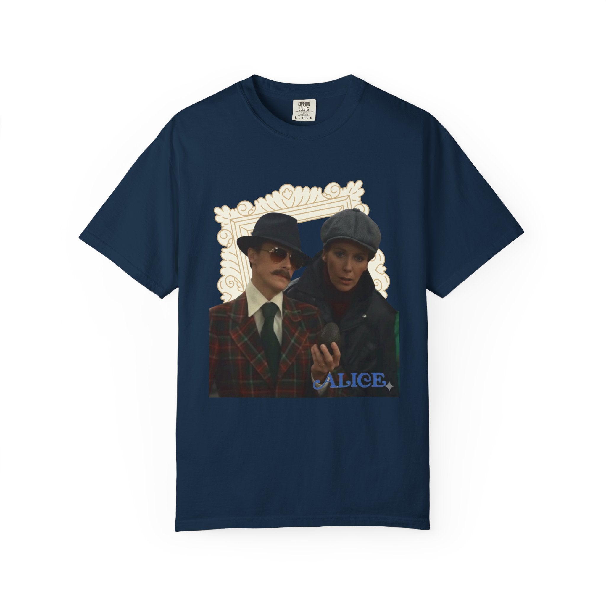 Alice Tv Show- Sam Buttler & Team Vintage Detective Portrait T-Shirt — 'Alice' Graphic Tee - Creations by Chris and Carlos
