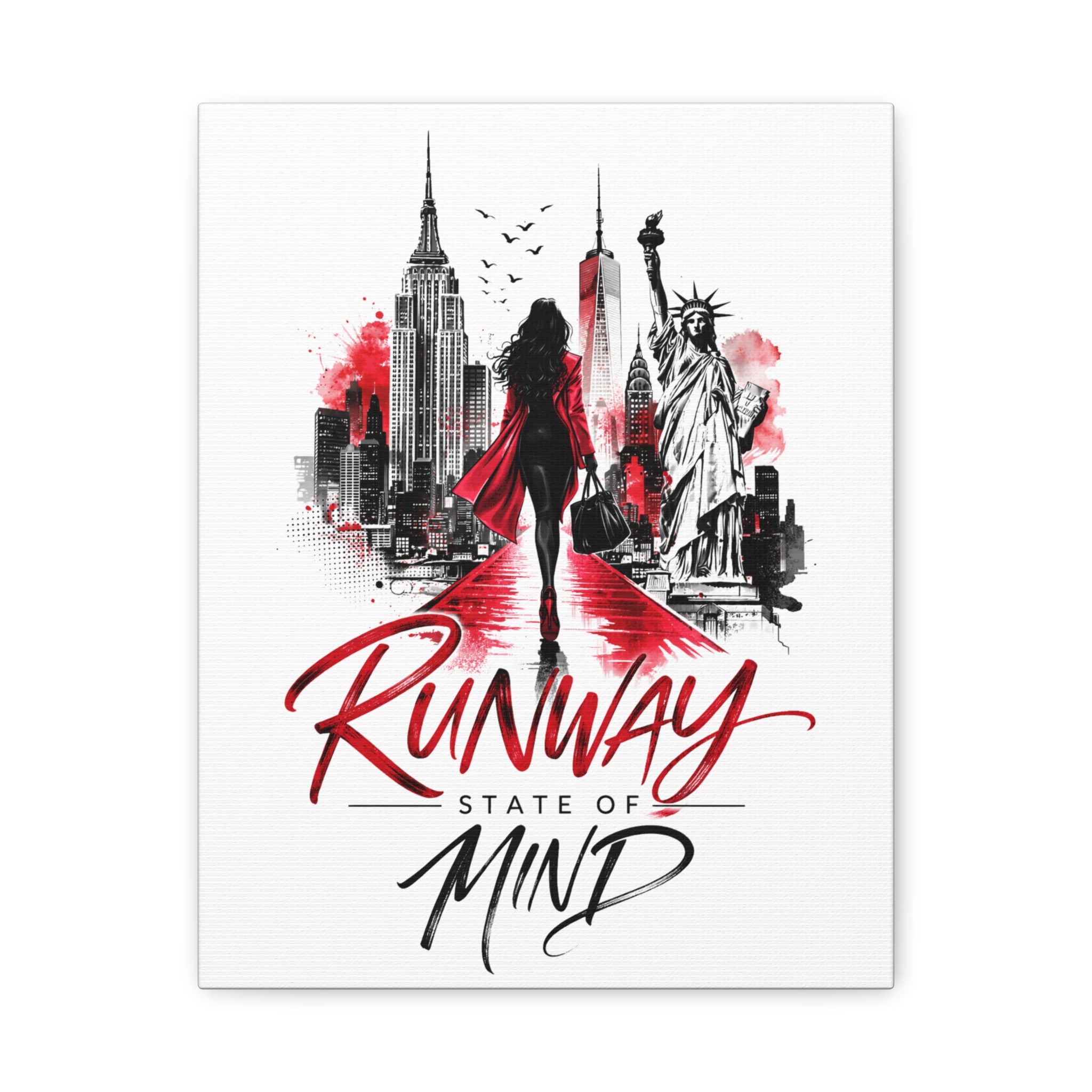 Runway State of Mind Canvas Wall Art — NYC Fashion Print - Creations by Chris and Carlos