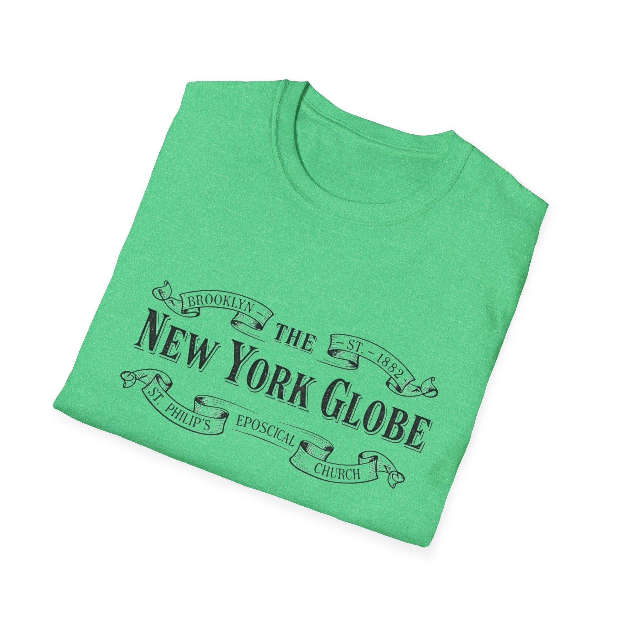 New York Globe Vintage Logo T-Shirt Guilded Age Inspired - Creations by Chris and Carlos