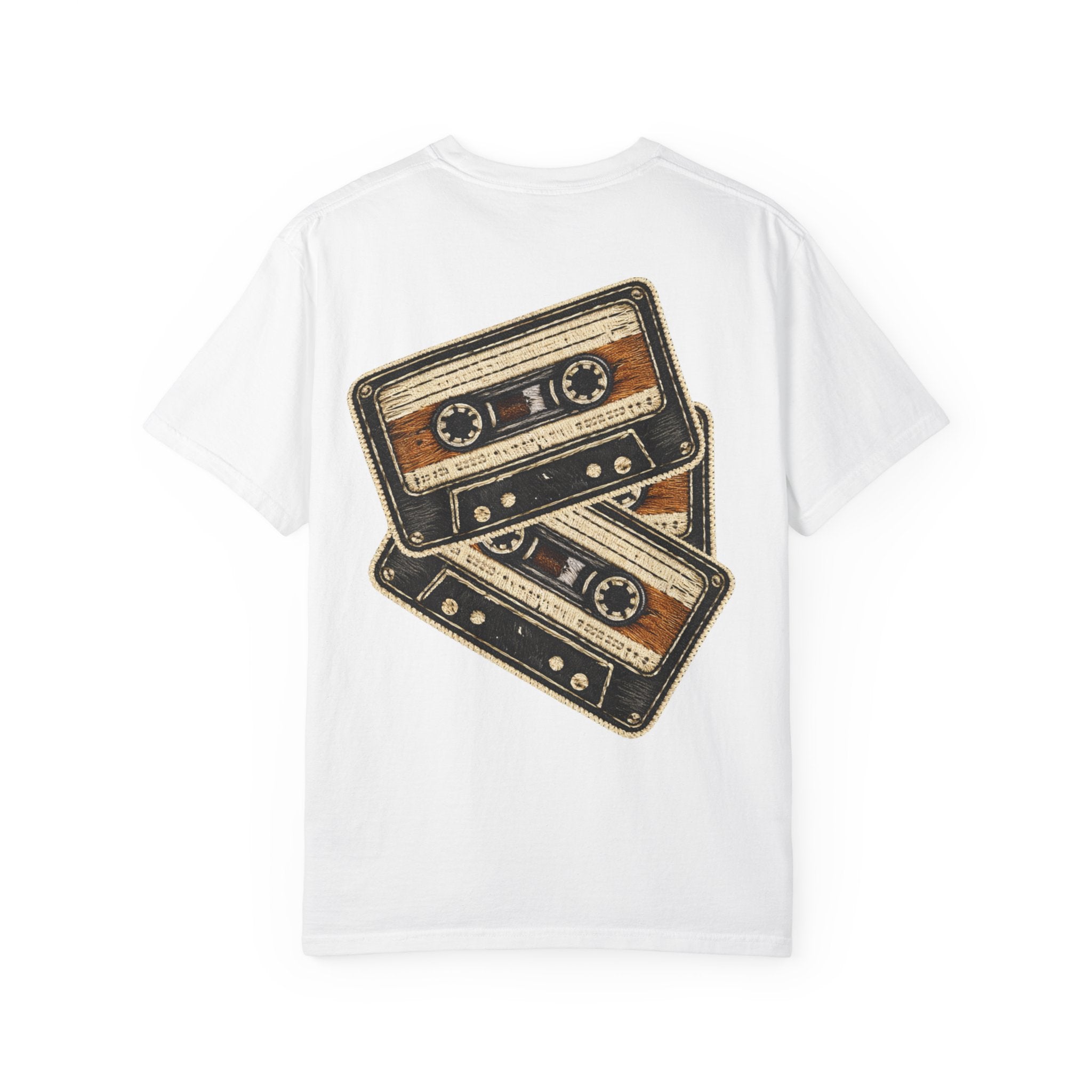 Cassette Tape Retro Tee — "Static Youth / Side B Soul / Basement Tapes" - Creations by Chris and Carlos