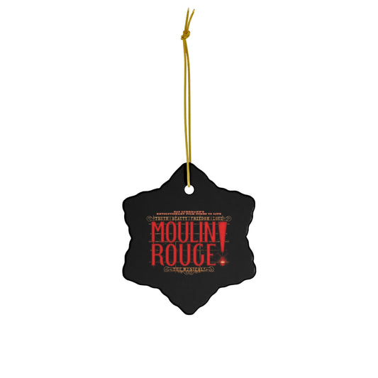 Moulin Rouge- Ceramic Ornament, 4 Shapes - Creations by Chris and Carlos