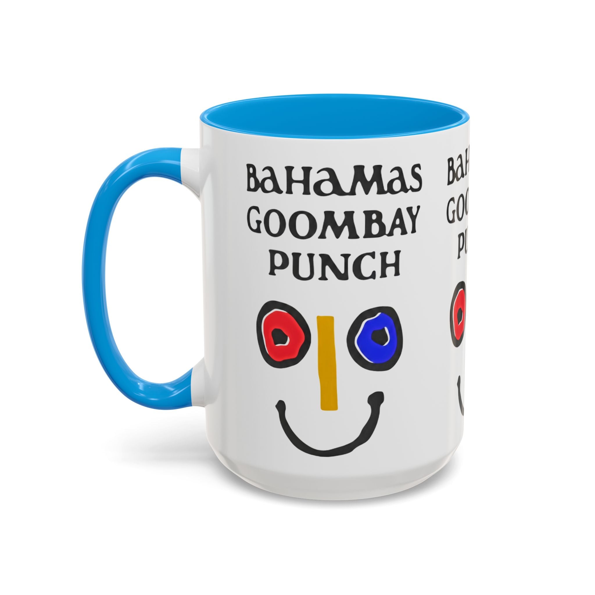 Bahamas Goombay Punch Mug — Colorful Caribbean Smile Coffee Cup (11oz, 15oz) - Creations by Chris and Carlos