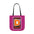 Tote Bag — Retro Pink 'Dunkin' D Logo' Canvas Tote - Creations by Chris and Carlos