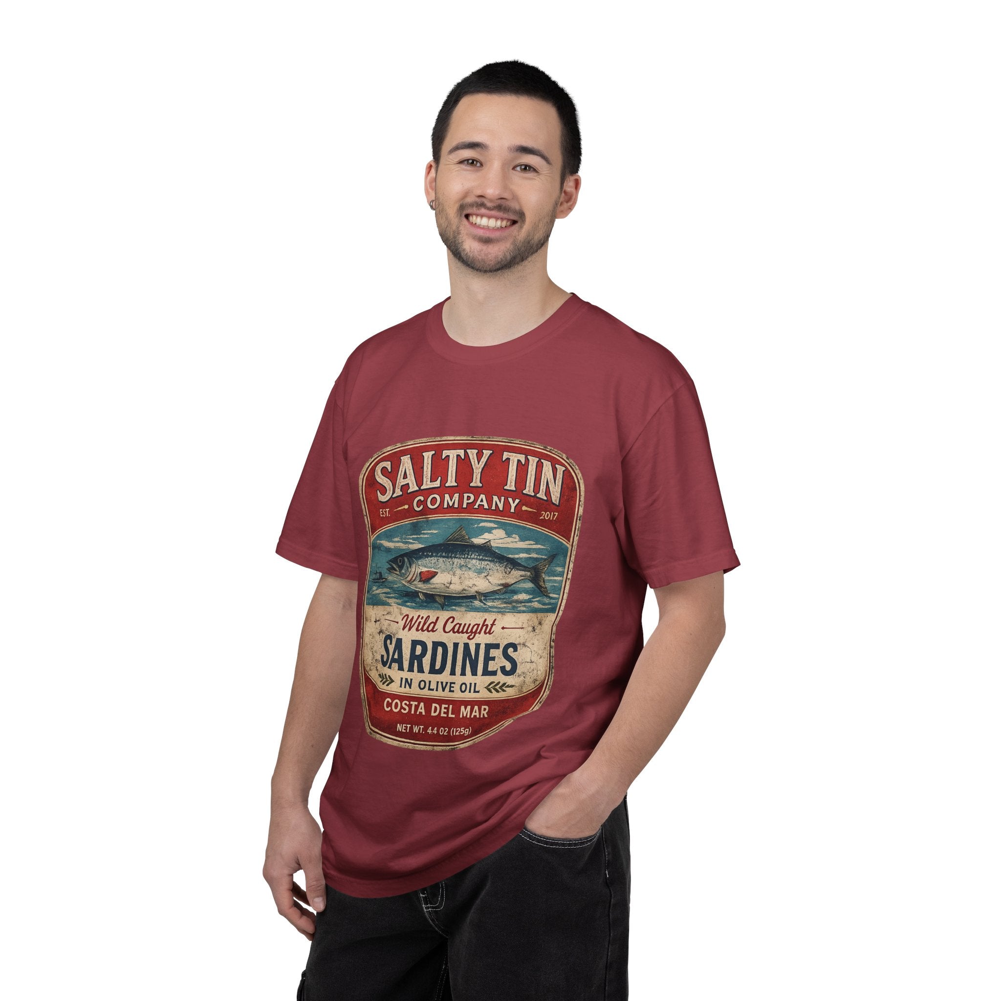 Vintage 'Salty Tin Company' Sardines T-Shirt - Creations by Chris and Carlos