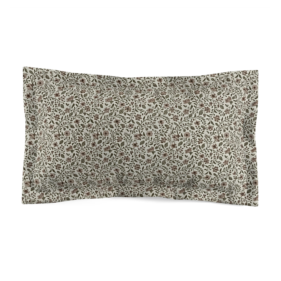 Briarwood Garden Microfiber Pillow Sham