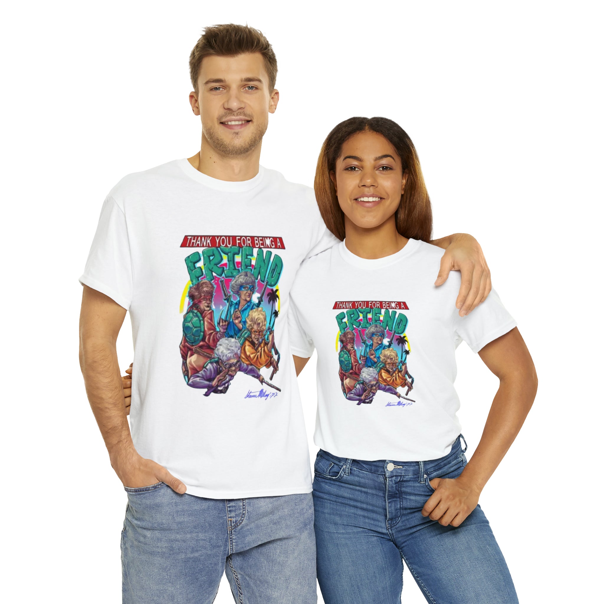 The T-Shirtnage Mutant Ninja Turtles- Unisex Heavy Cotton T-Shirt - Creations by Chris and Carlos