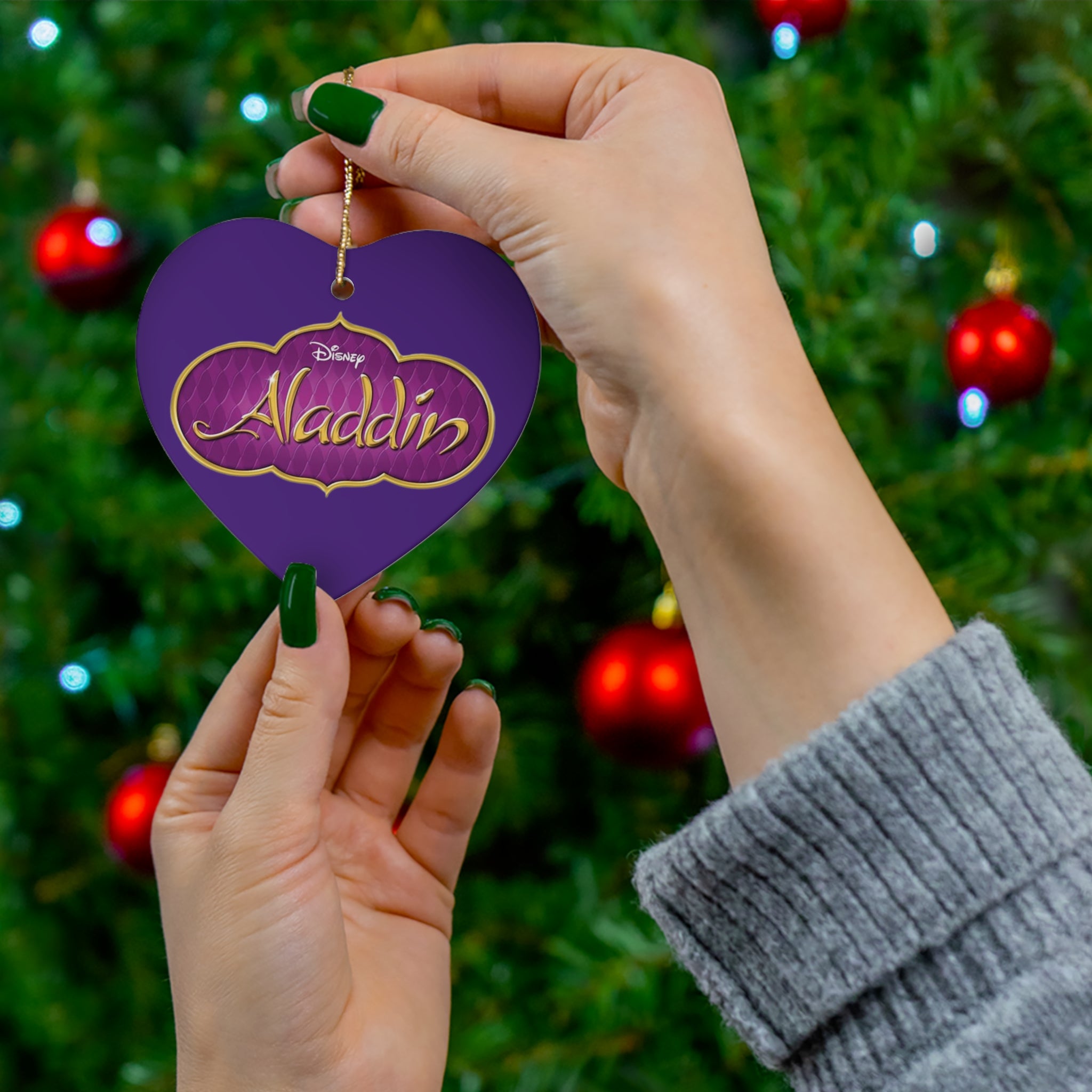 Aladdin- Ceramic Ornament, 4 Shapes - Creations by Chris and Carlos