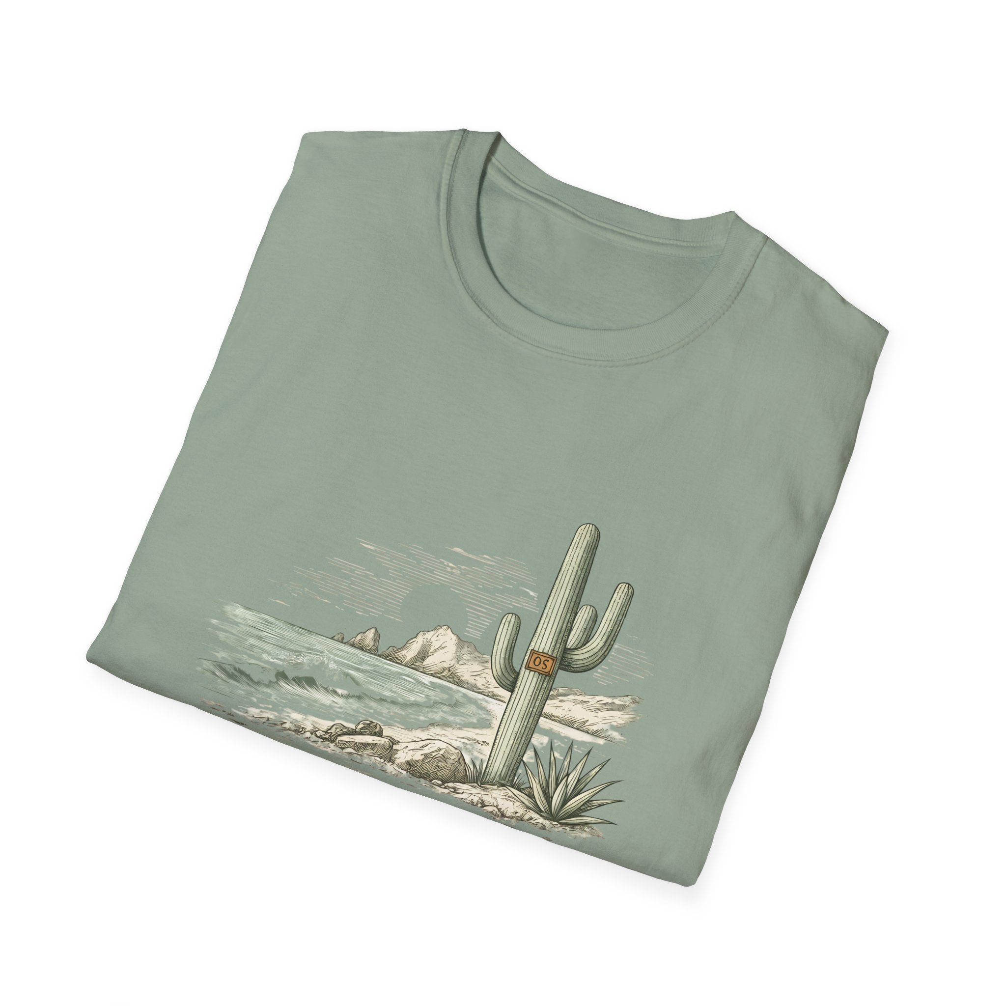 Los Cabos Desert Coast T-Shirt — Vintage Cactus Beach Graphic - Creations by Chris and Carlos