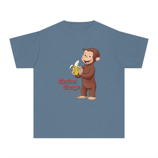 Kids Banana-Loving Curious George Cartoon Monkey Tee - Creations by Chris and Carlos