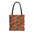 Sol y Alegría (Sun and Joy) Collection- Cactus Succulent Pattern Microfiber Blanket Soft Velveteen Throw for Home & Garden Lovers Floral Chevron Tote Bag — Bright Orange & Pink All-Over-Print Beach Shopper - Creations by Chris and Carlos
