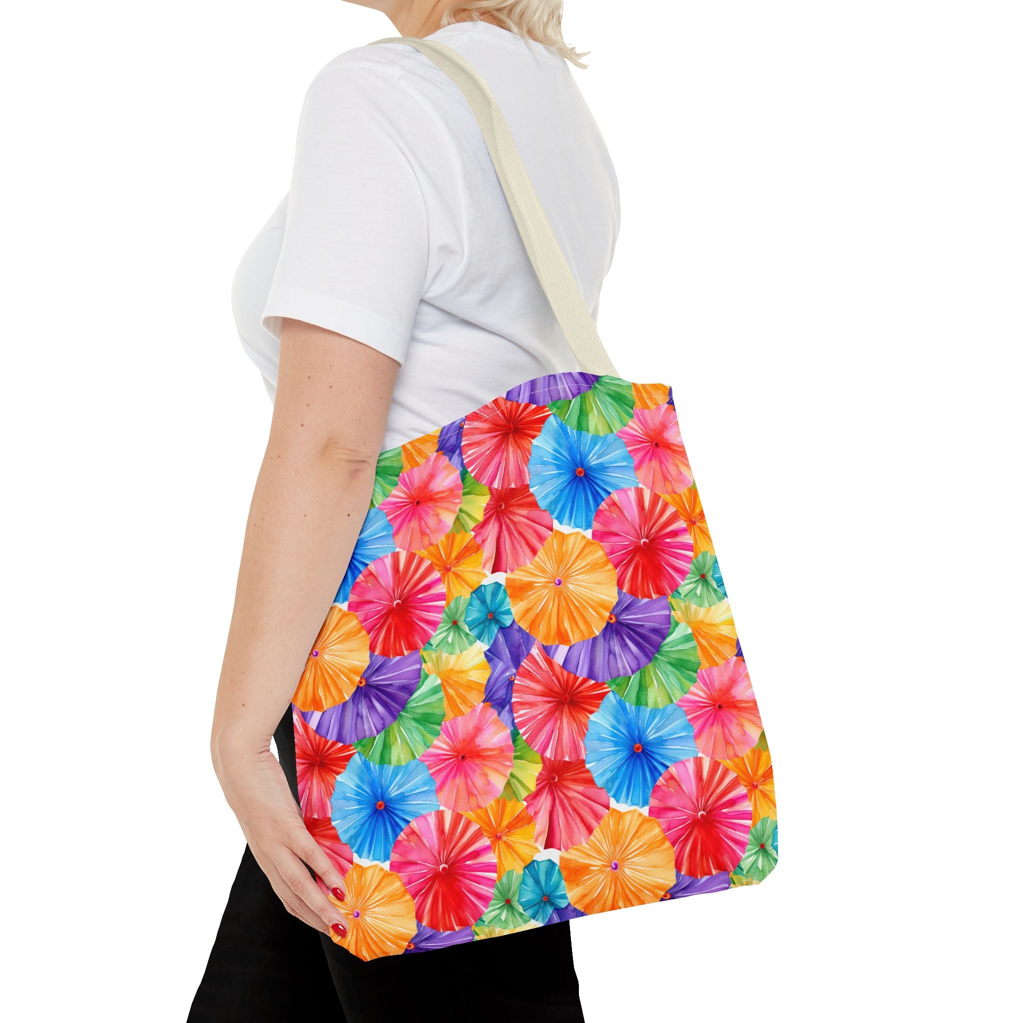 Sol y Alegría (Sun and Joy) Collection- Cactus Succulent Pattern Microfiber Blanket Soft Velveteen Throw for Home & Garden Lovers Colorful Paper Parasol Pattern Tote Bag — Vibrant Summer Beach Market Bag - Creations by Chris and Carlos