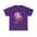 Purple Botanical Unisex Heavy Cotton Tee | Quirky Graphic T-Shirt, Casual Wear, Plant Lover Gift, Unisex Apparel, Eco-Friendly Fashion