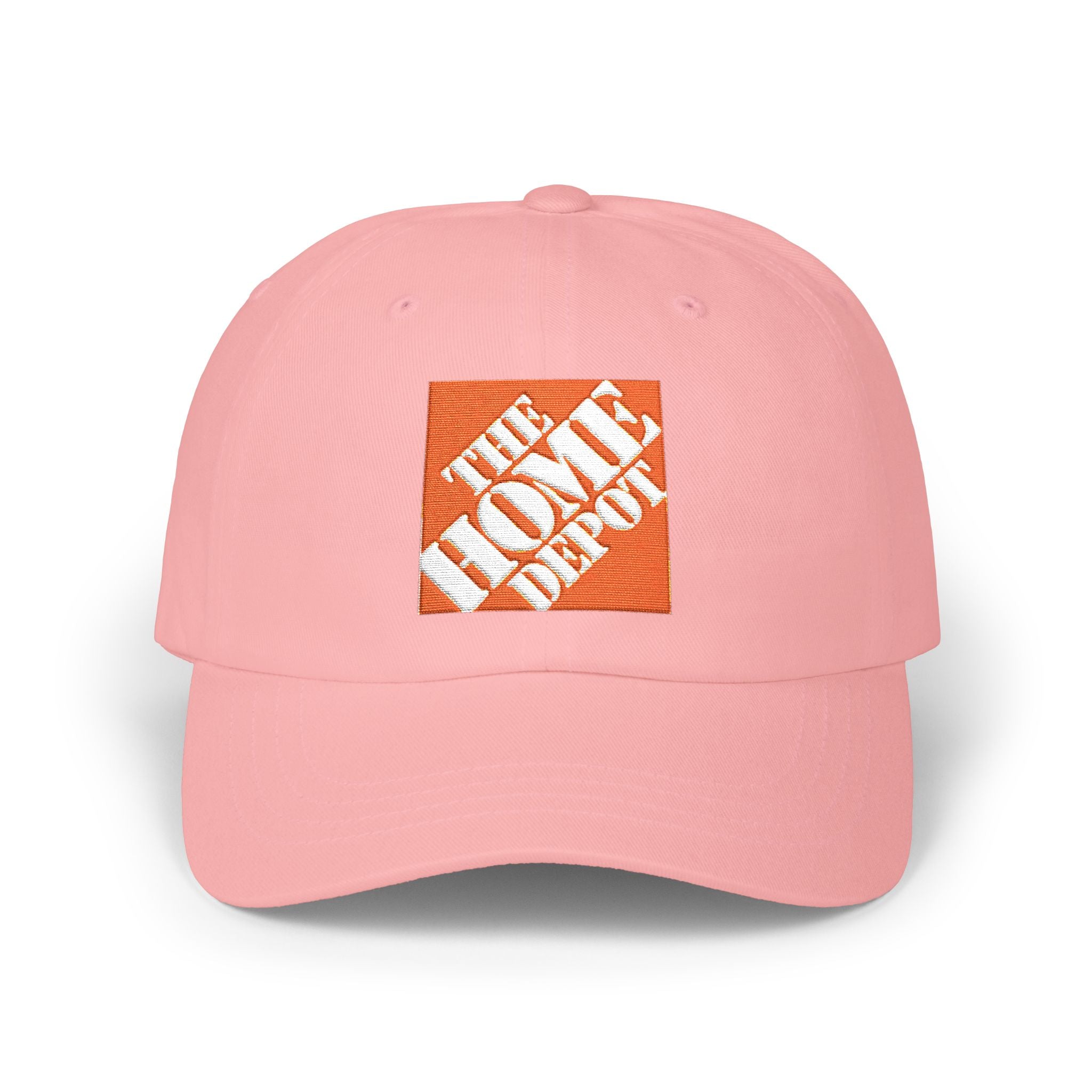 Dad Cap — Embroidered Orange Home Depot Logo Baseball Hat - Creations by Chris and Carlos