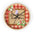 Rustic Strawberry & Butterfly Wall Clock