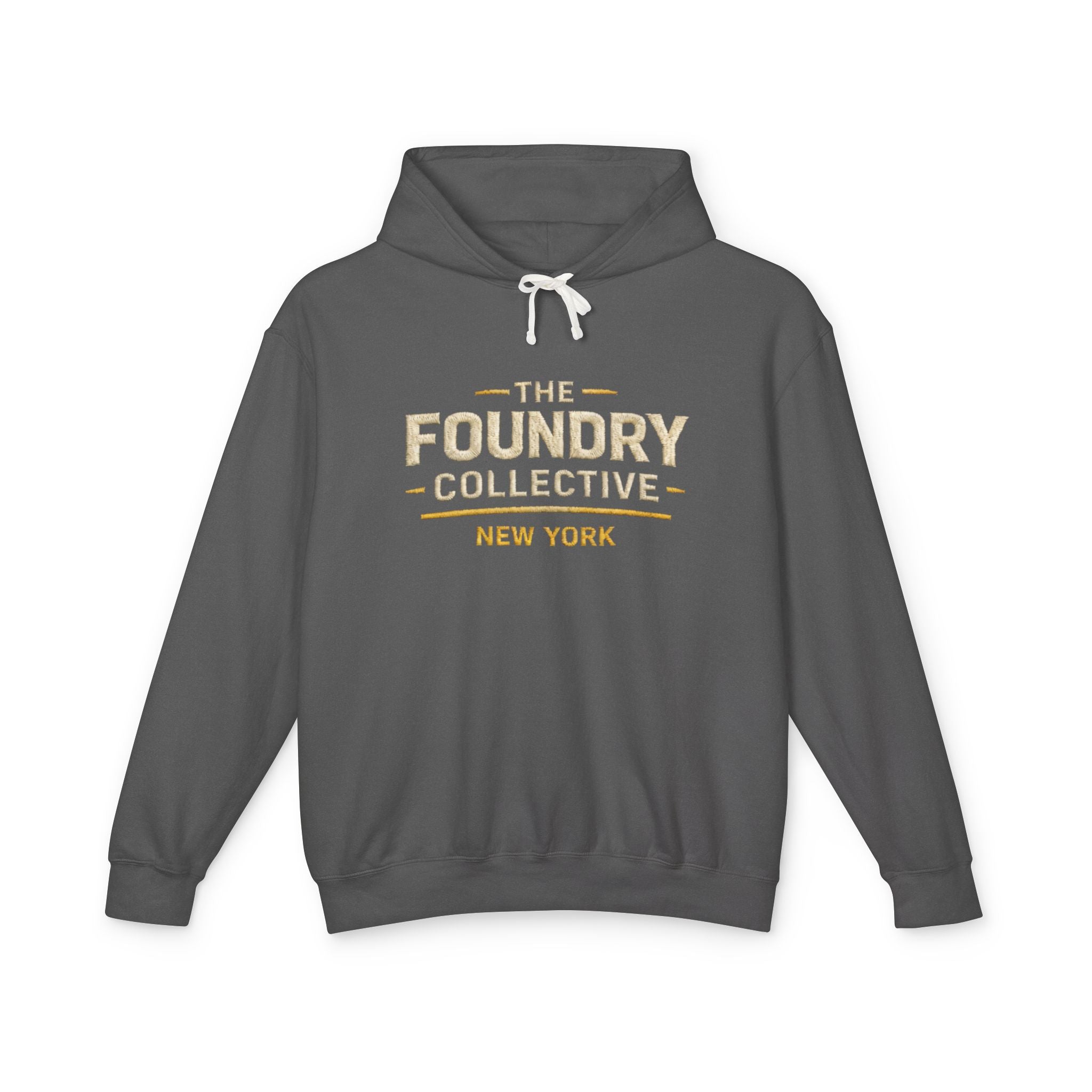 The Foundry Collective New York Hoodie — Lightweight Vintage Logo Sweatshirt - Creations by Chris and Carlos
