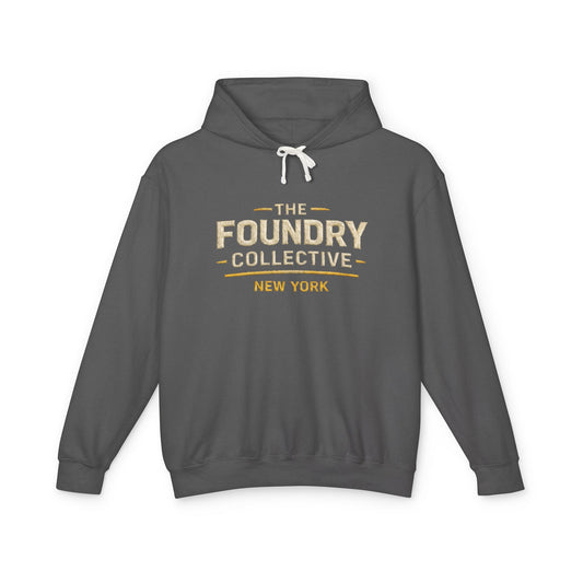The Foundry Collective New York Hoodie — Lightweight Vintage Logo Sweatshirt - Creations by Chris and Carlos