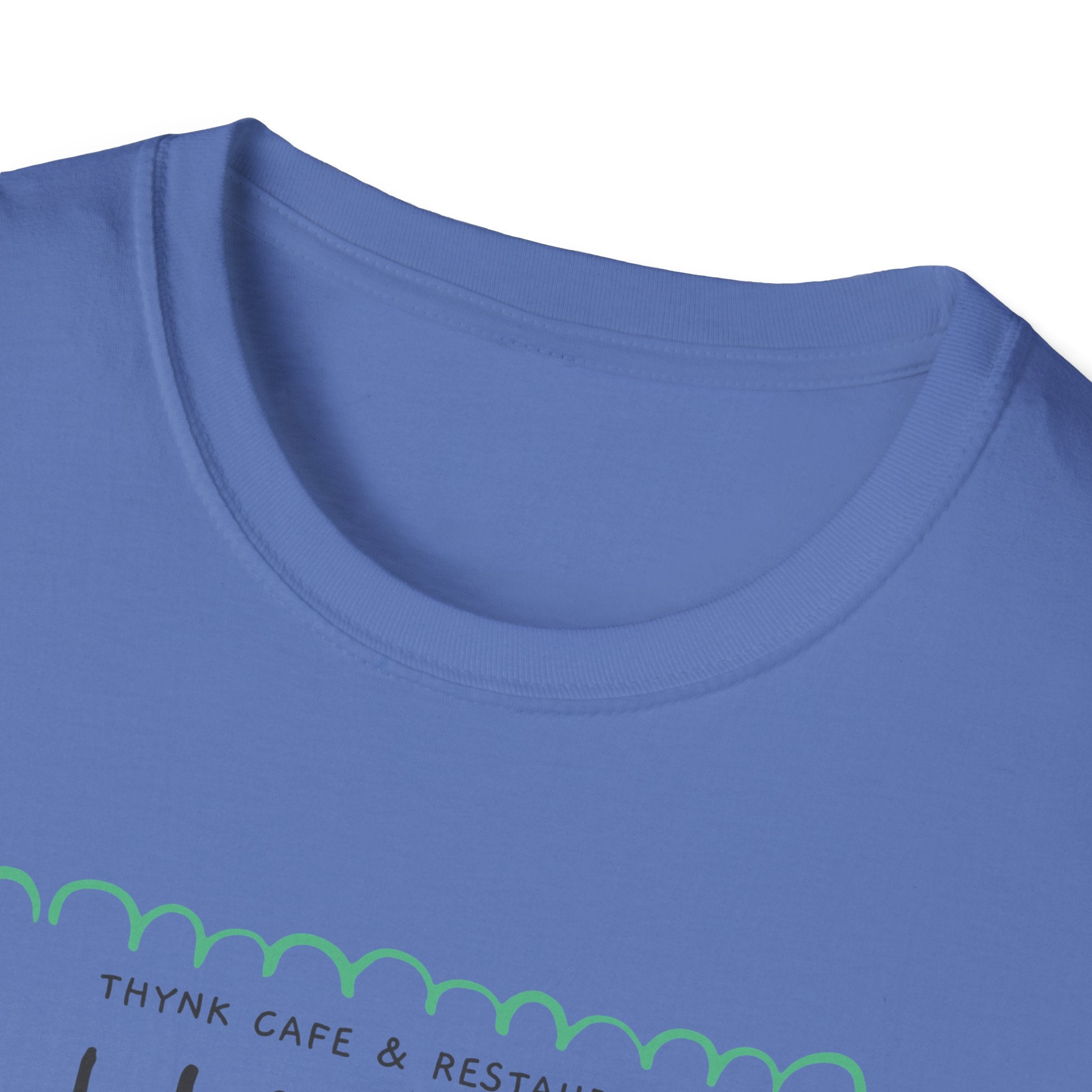 Happy Hours T-Shirt — Illustration of Friends Drinking at Cafe - Creations by Chris and Carlos