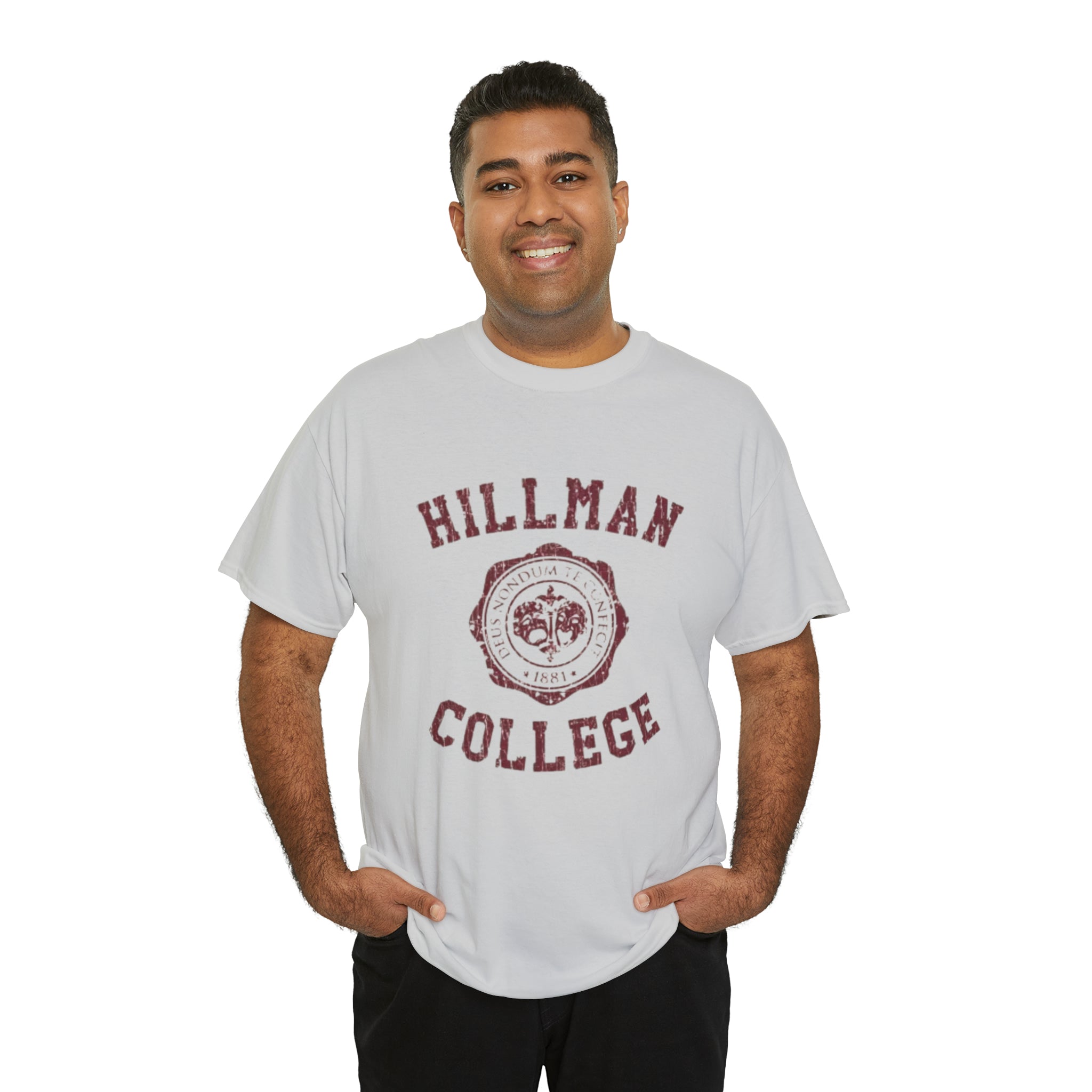 Hillman College- Unisex Heavy Cotton T-Shirt - Creations by Chris and Carlos