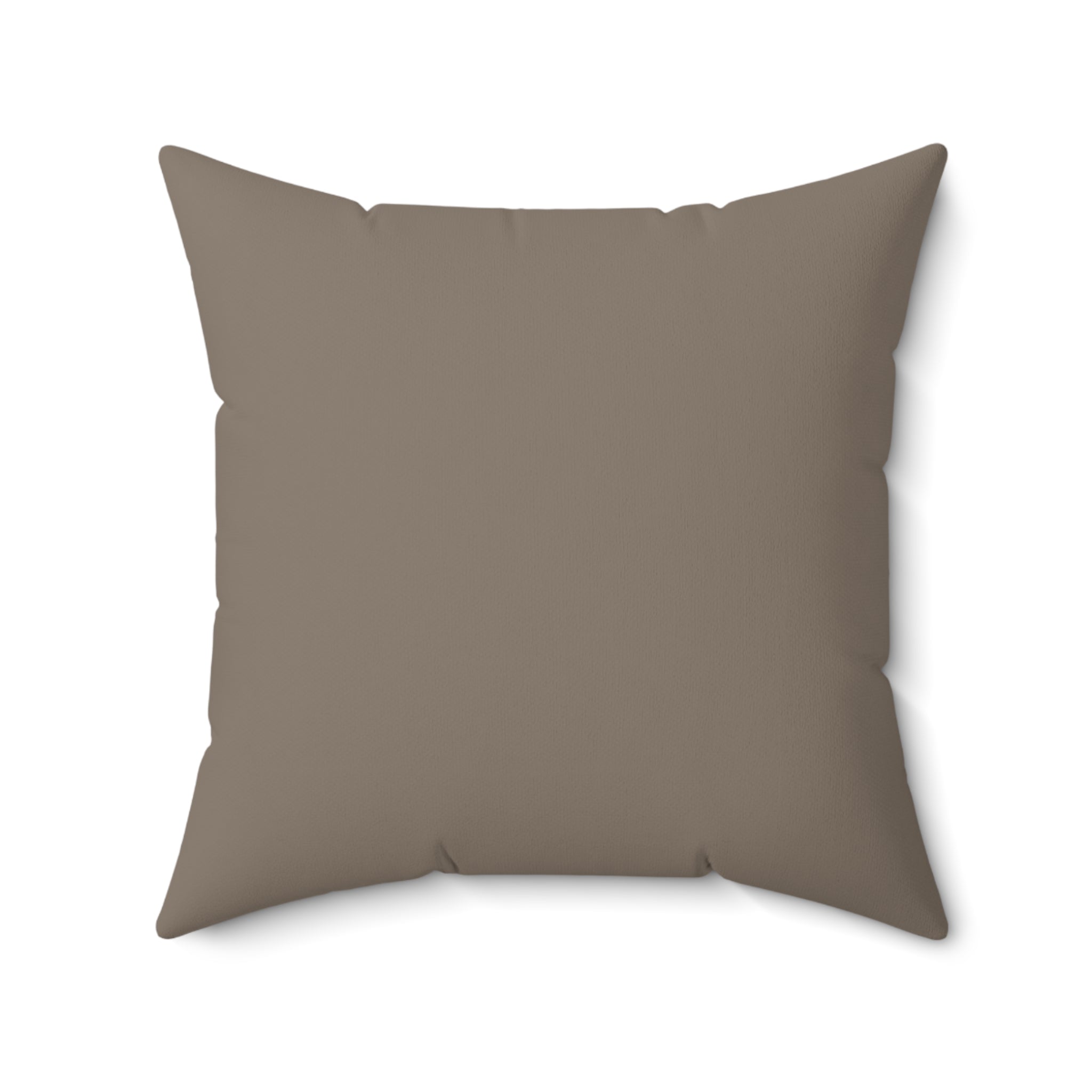 Plumstead Manor Knit Texture Square Pillow — Cozy Beige Spun Polyester Throw Pillow - Creations by Chris and Carlos