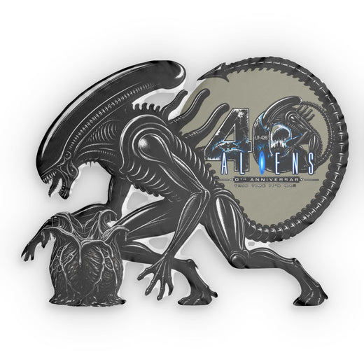 Alien Xenomorph Shaped Pillow — Sci‑Fi Movie Creature Plush Aliens 40th Anniversary