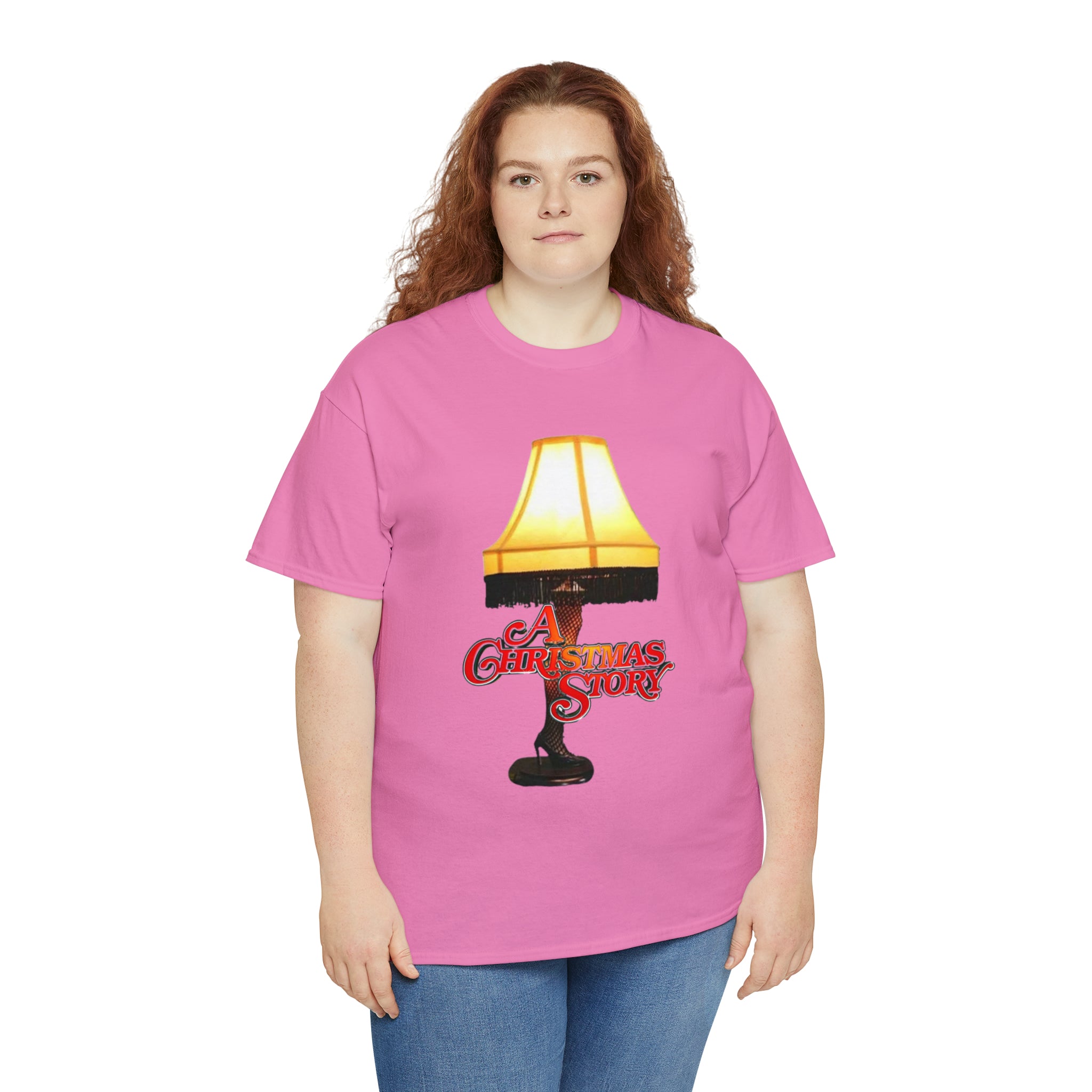 A Christmas Story- Leg Lamp Unisex Heavy Cotton T-Shirt - Creations by Chris and Carlos