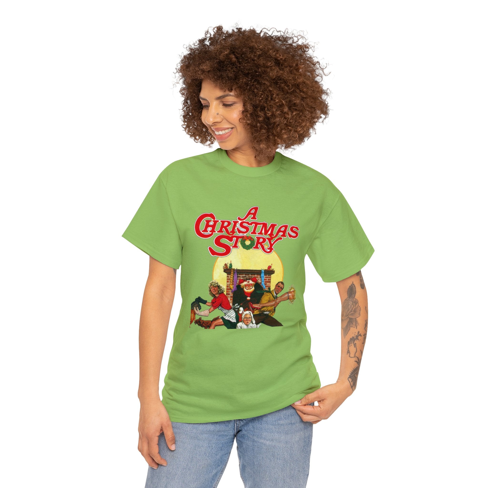 A Christmas Story- Logo Unisex Heavy Cotton Tee - Creations by Chris and Carlos