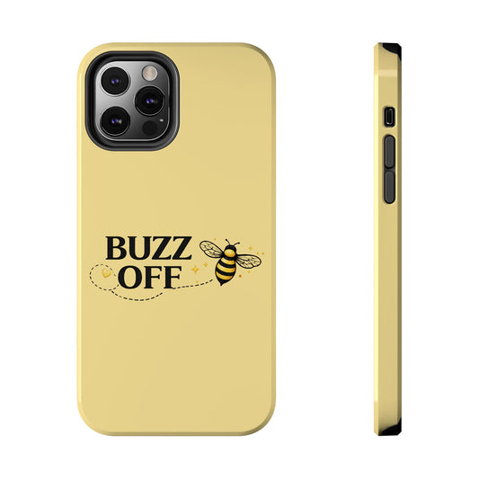 Buzz Off Bee Happy Always Phone Case - Creations by Chris and Carlos