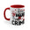 Runs on Wine and True Crime- Accent Mugs