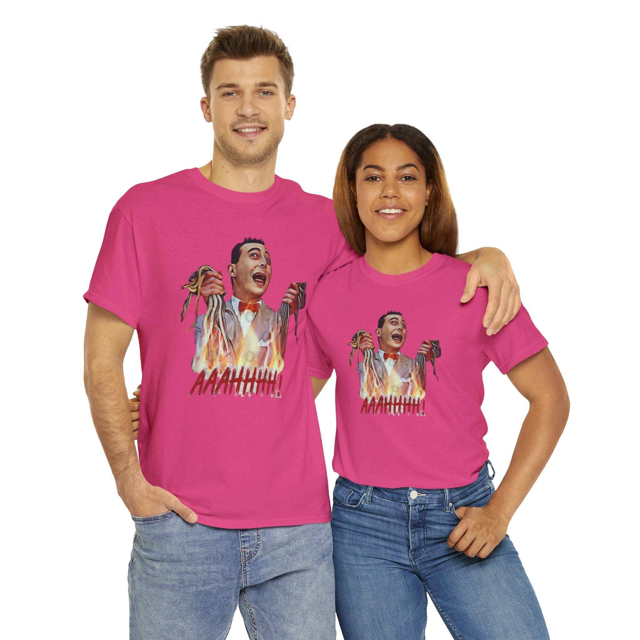 Pee Wee Herman-  Unisex Heavy Cotton T-Shirt - Creations by Chris and Carlos
